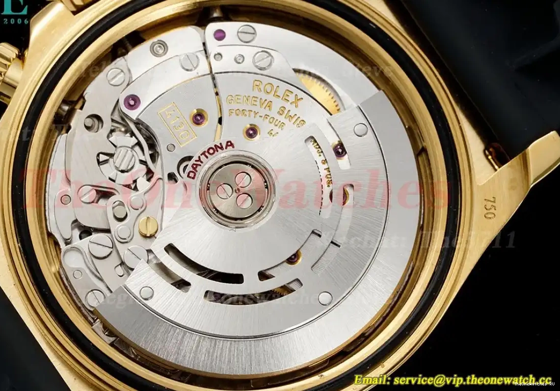 RU Gem Daytona N6F 40mm Dia YG 116518 DD4130 Black 0401